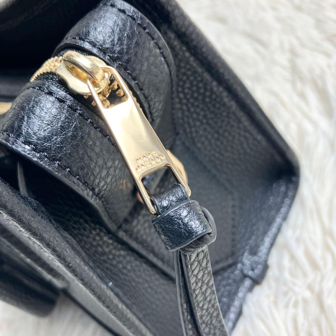 【新品同様】 MARC JACOBS ハンド 2way レザーブラック