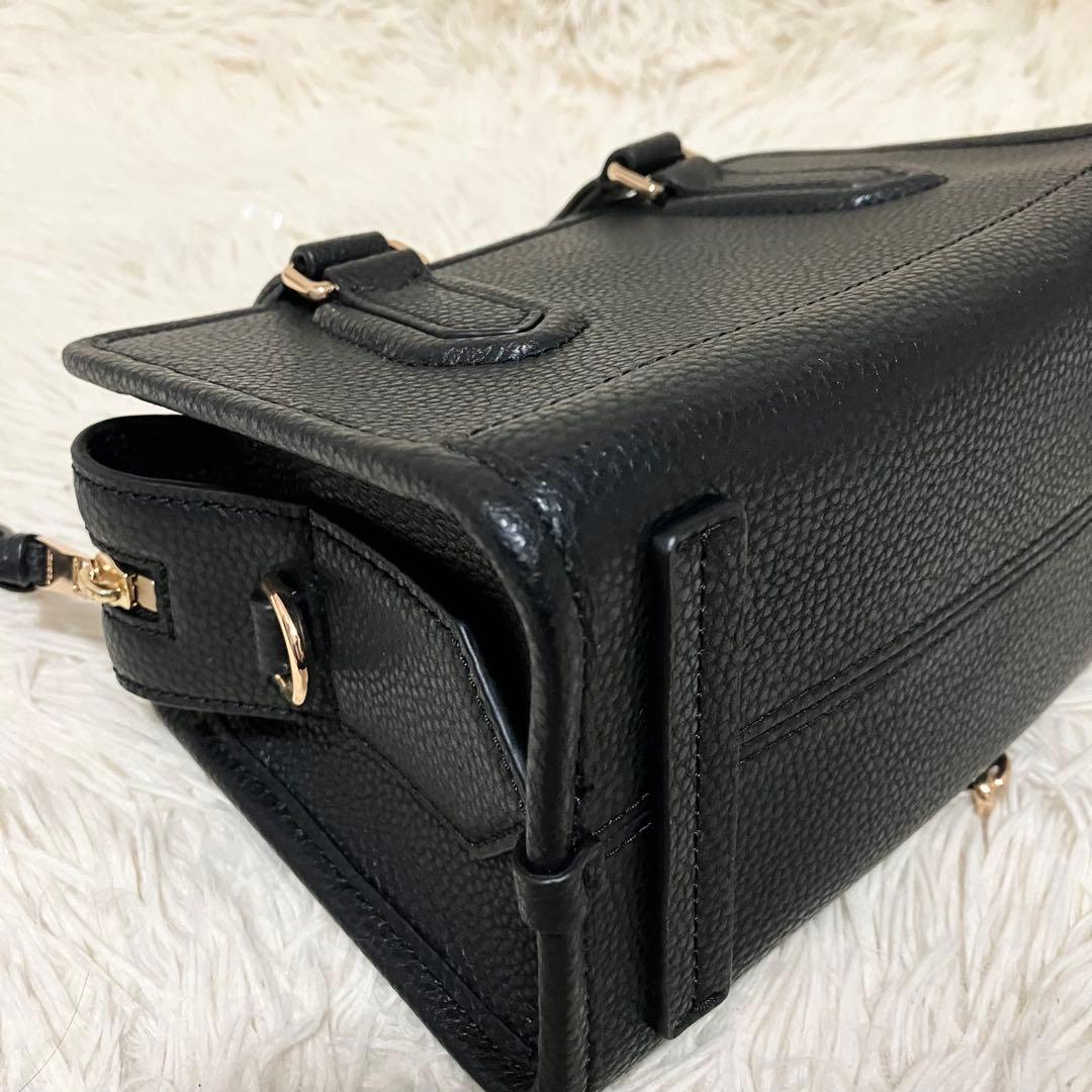 【新品同様】 MARC JACOBS ハンド 2way レザーブラック