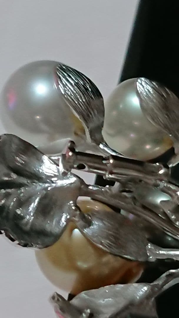 ばにらあいす　GSTV 真珠ブローチ