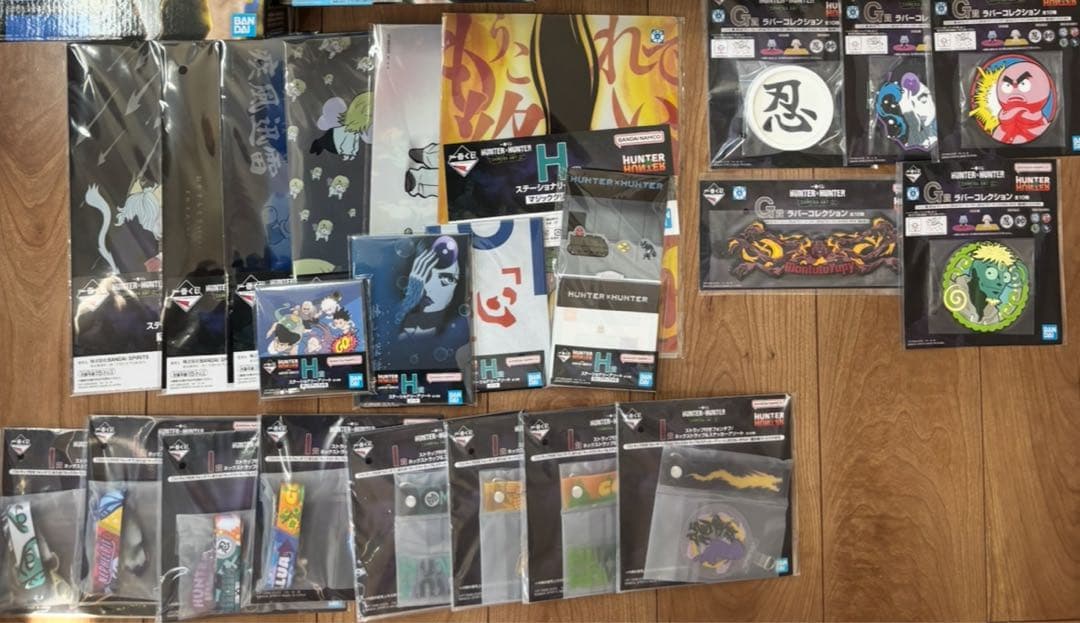 一番くじ ハンターハンター ラストワン賞 A賞 B賞 D賞 E賞計5点おまけ付き