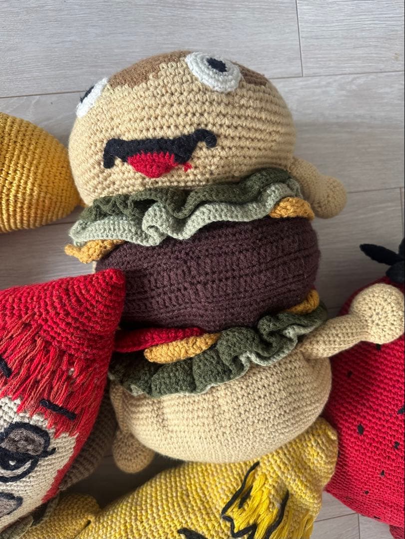 あちゃちゅむムチャチャぬいぐるみセットkeikiii編みぐるみ　ヴィンテージ