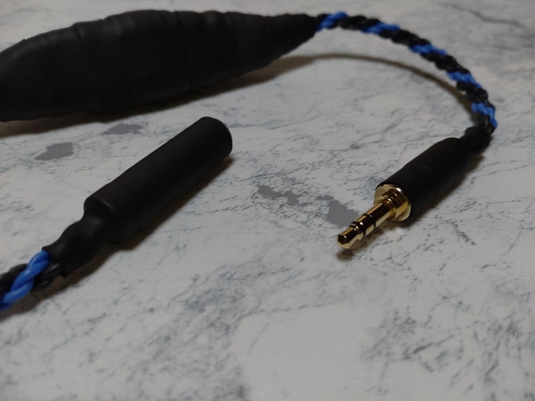 新作72段式カタパルト搭載　3.5㍉3極メス-3.5㍉3極オス　約38cm　6芯