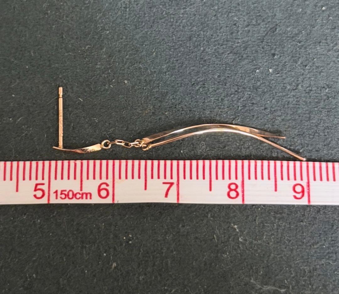 カナル ４℃ ピアス k10 ウェーブ