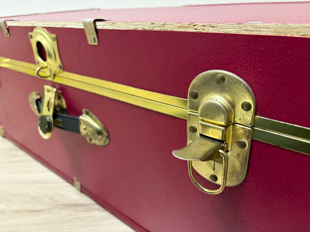 SEWARD（スワード） トランク 収納箱 ヴィンテージ風 ワインレッド