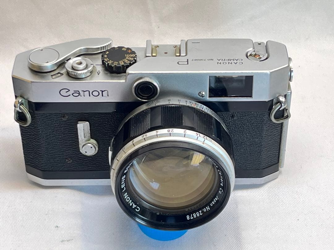 Canon P レンジファインダーカメラ 50mm 1:1.2 大口径レンズ付