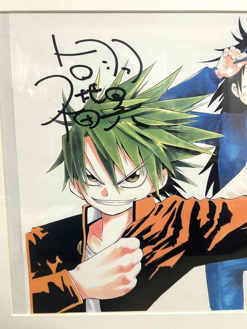 【福地翼先生直筆サイン入り】うえきの法則＋ カラー複製原画