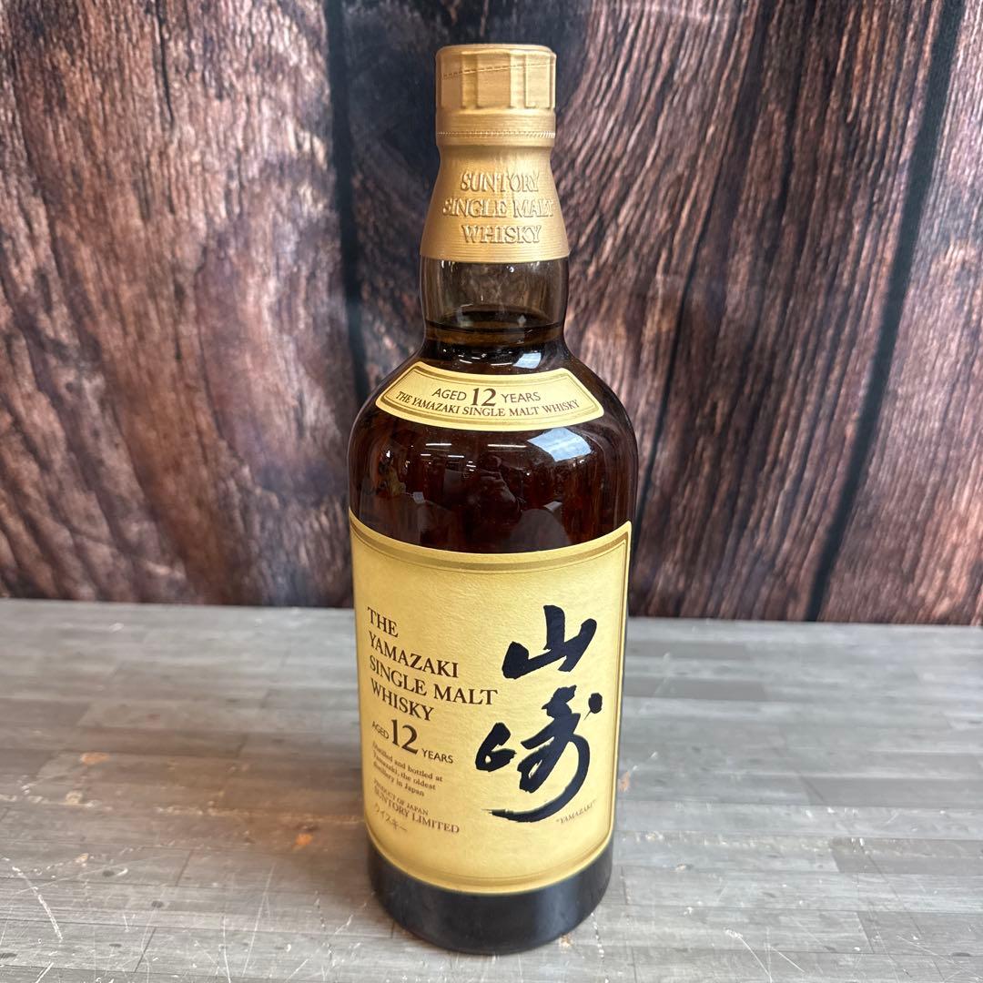 未開栓 Suntory サントリー 山崎 12年 シングルモルトウイスキー