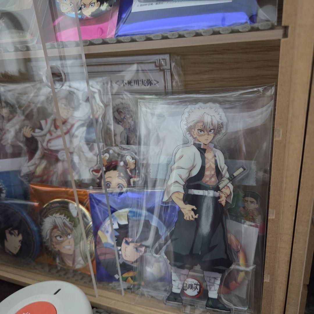 0時まで限定★鬼滅の刃★不死川実弥★アクスタ&缶バッジ&ステッカー&一番くじ