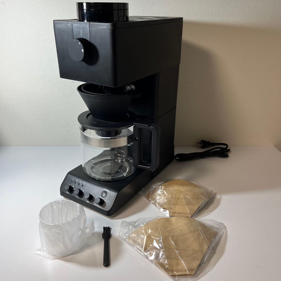 2024年/未使用 ツインバード 全自動コーヒーメーカー 6杯用 CM-D465