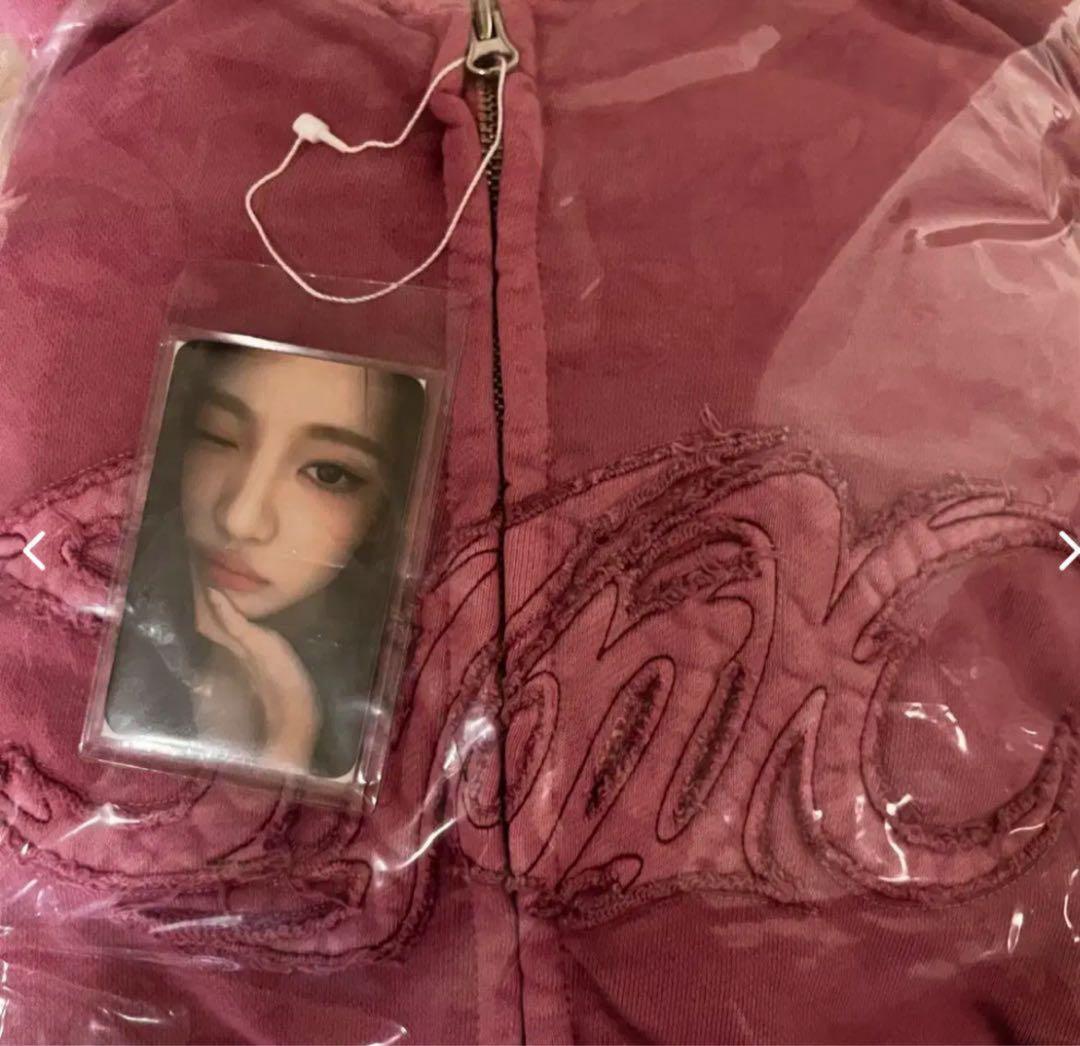 aespa エスパ ピンク パーカー ピンクフーディー ニンニン トレカ