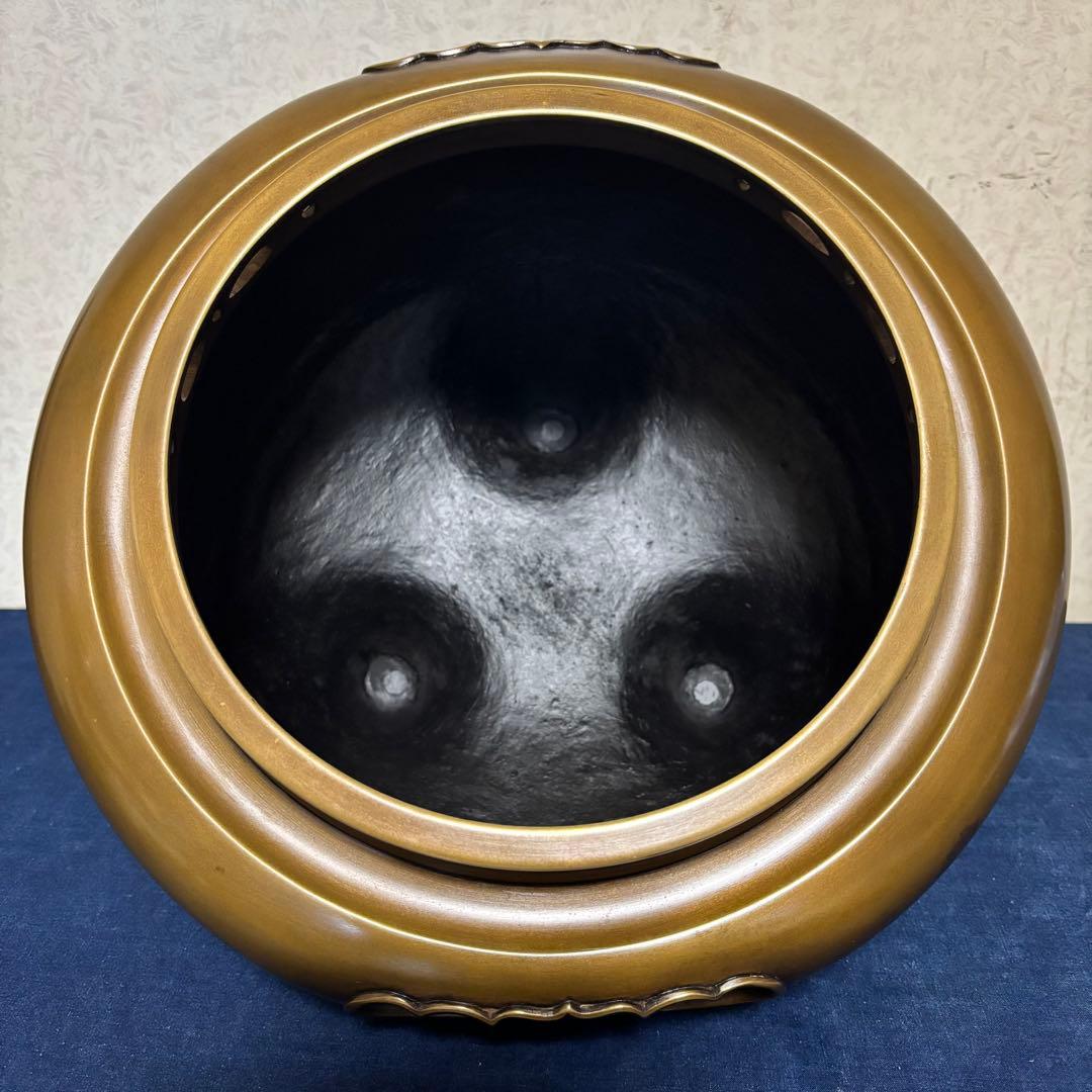 風炉/茶釜/電熱器/唐銅朝鮮風炉釜/野々田製電熱器/敷板/茶道具/お点前道具