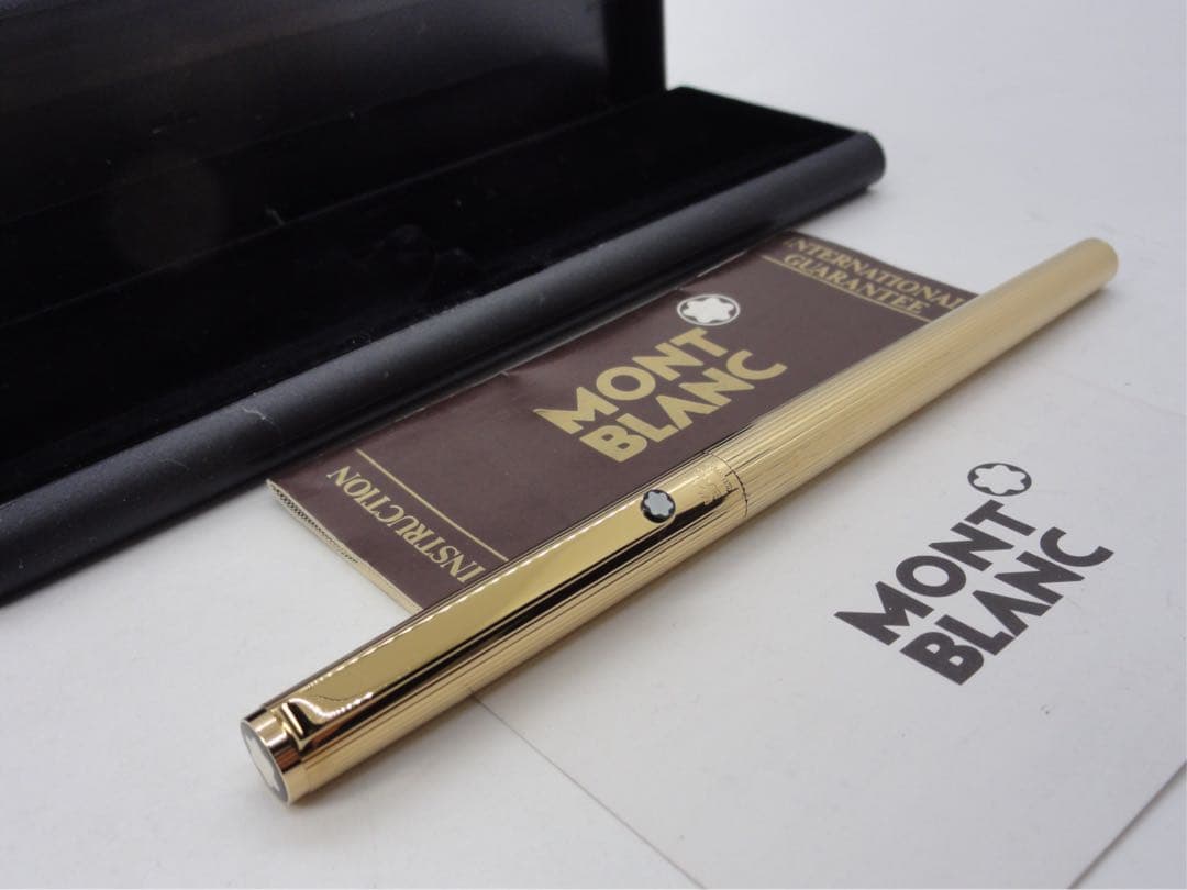 モンブラン　未使用に近い品！稀少度の高い金運を呼ぶ！総金張りSラインNo2147