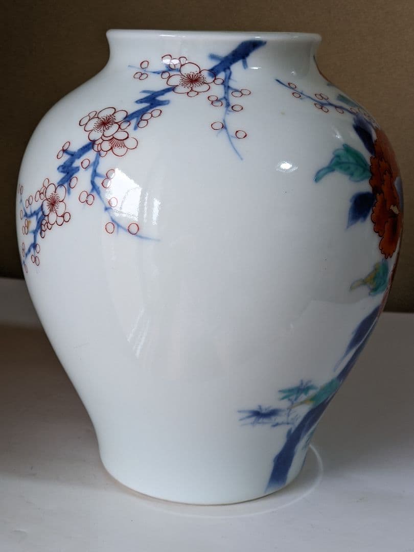 ♦十二代 今泉今右衛門 人間国宝 壺 花瓶 アンティーク 骨董品 コレクション