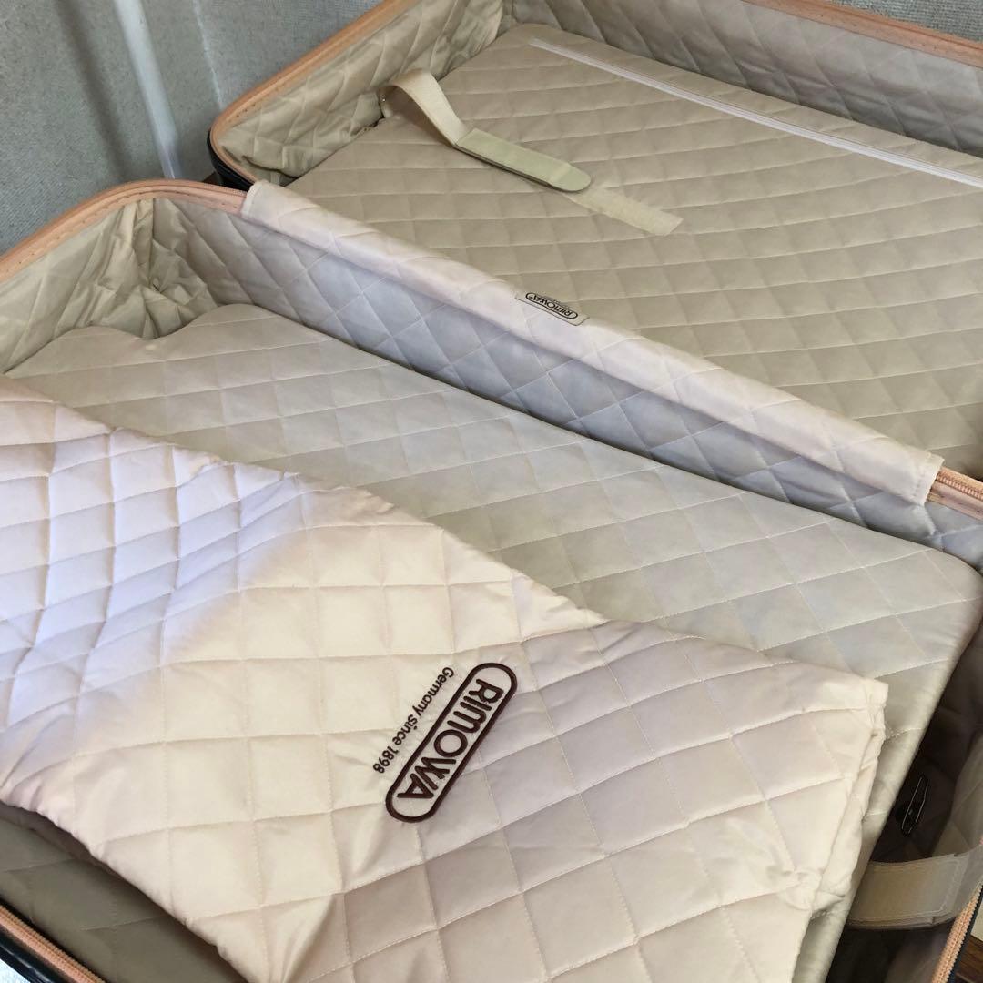 希少 RIMOWA リモワ ボサノバ 70L 4輪 キャリー グリーン レザー