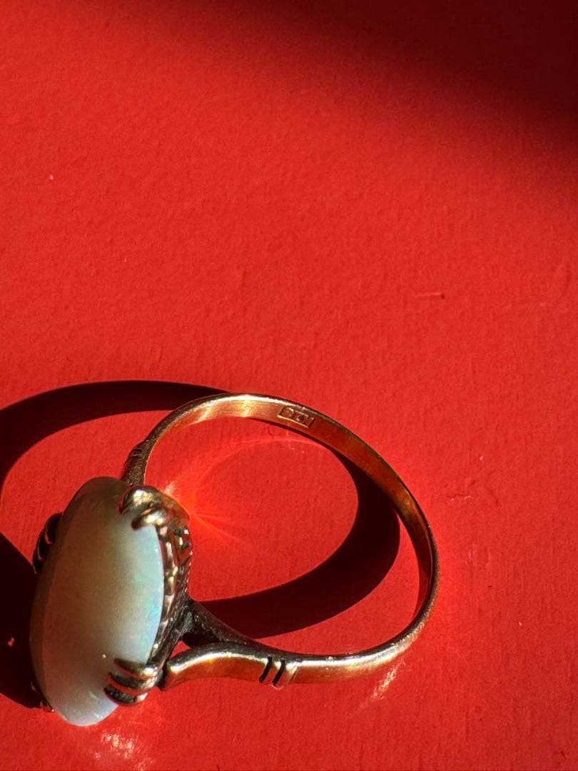 K18 オパール 指輪 リング ヴィンテージ