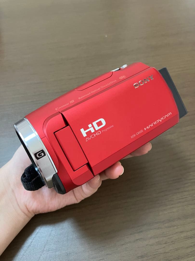 SONY HDR-CX680 デジタルHDビデオカメラ レッド　動作確認済み