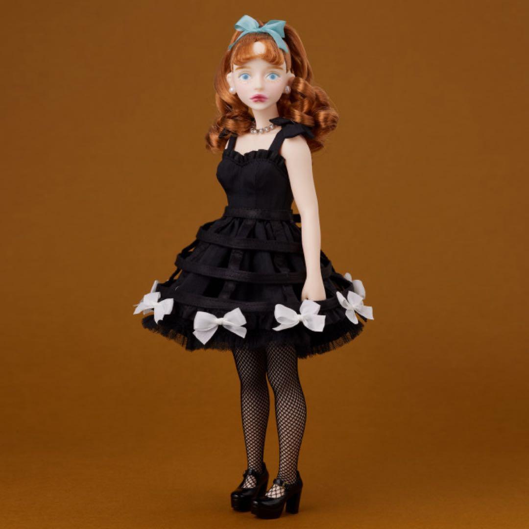 良品⭐️オダニミユキ❤️チェリーちゃん用OFクリノリンドレスフルセット✨黒