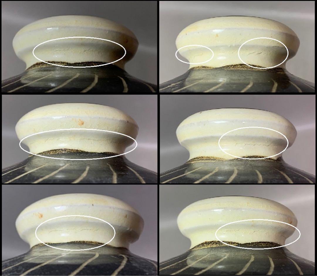 中国 花鳥蝶の絵瓶　u6230906