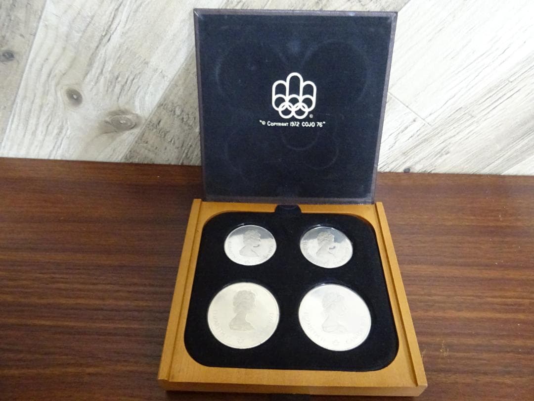 M*y様 阪002 カナダ モントリオールオリンピック 銀貨 ４枚