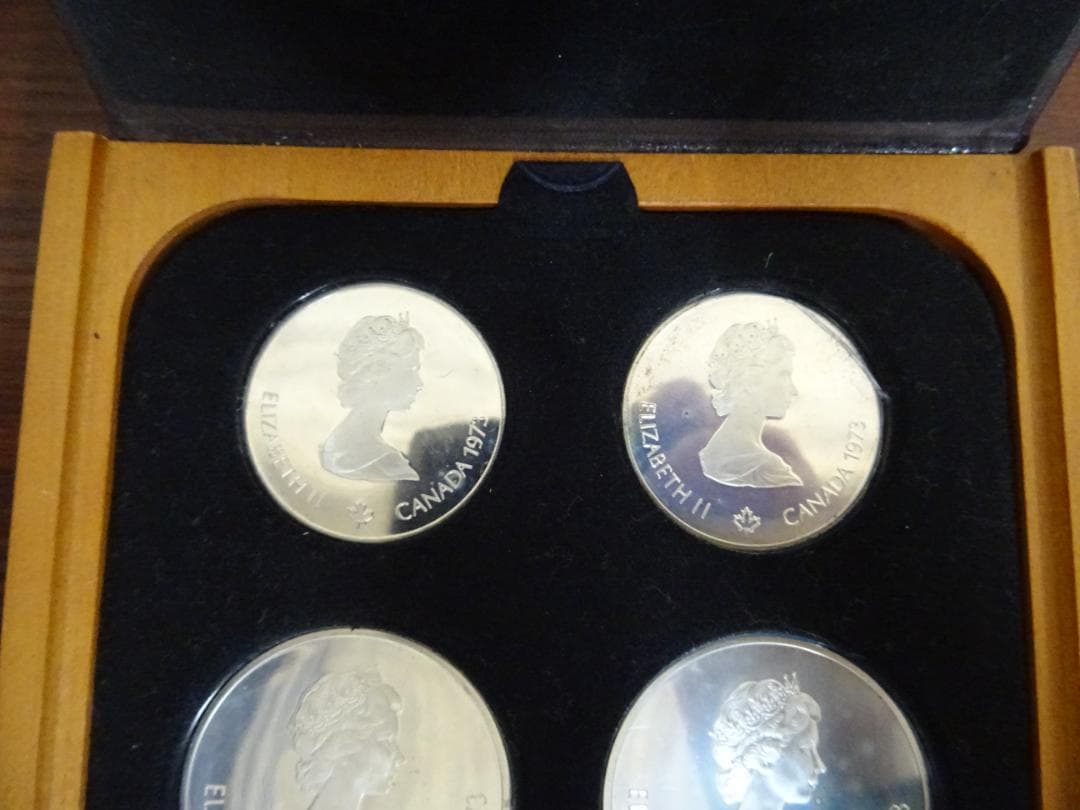 M*y様 阪002 カナダ モントリオールオリンピック 銀貨 ４枚