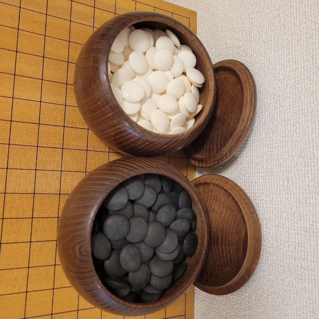 囲碁盤と碁石セット