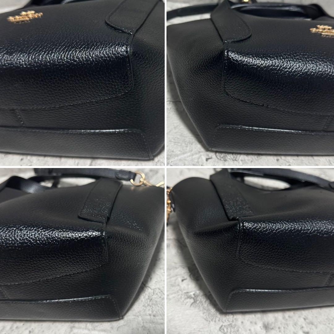 未使用級✨️コーチ 2way ショルダーバッグ ハドリー ホーボー21 レザー 黒