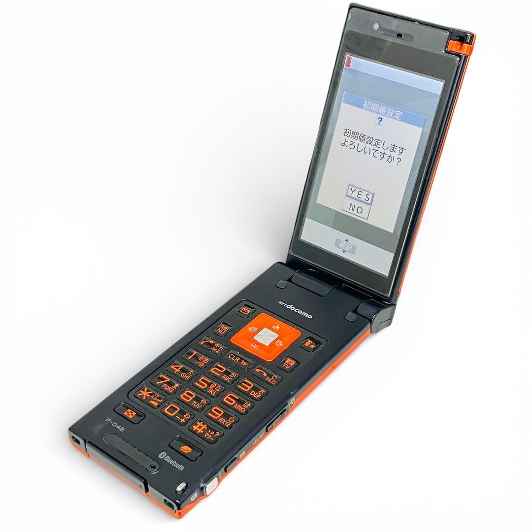 【激レアゲーム入】docomo P-04B オレンジ ガンダム体験版 動作OK