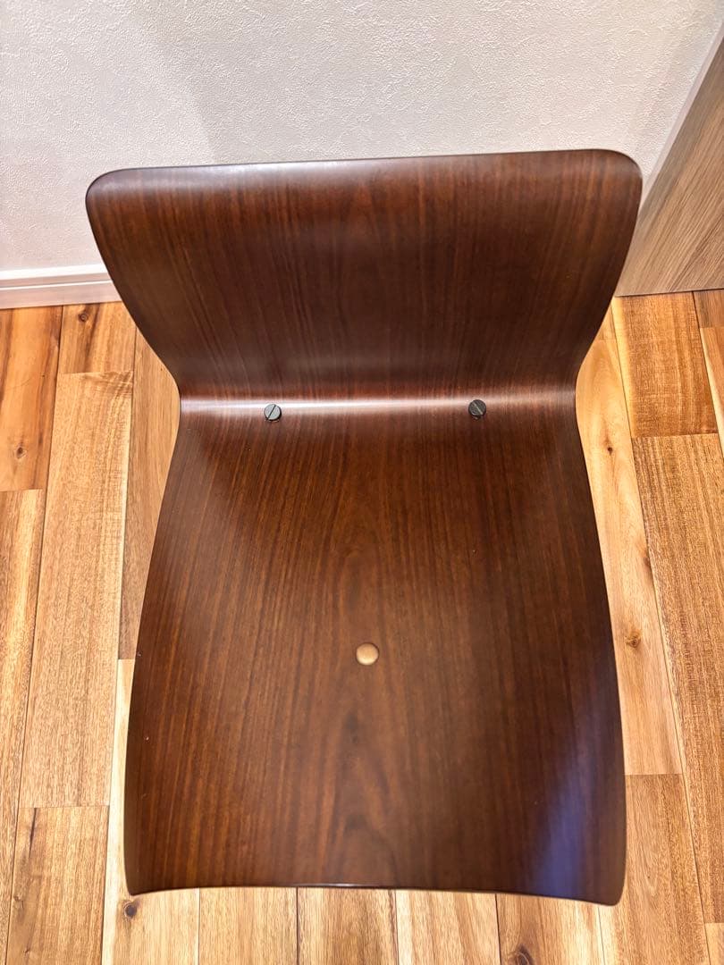 最終値下げ【美品】天童木工　柳宗理　バタフライスツール専用クッション付き