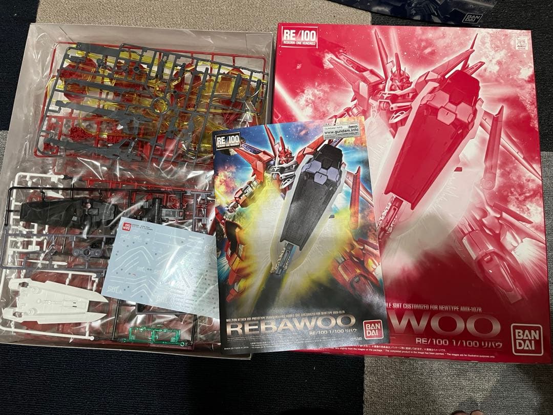 【新品未開封】GFT限定HG1/144フェネクス、バンシィ+RE1/100リバウ