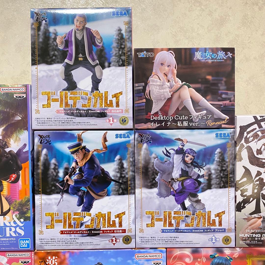 最新プライズフィギュア ゴールデンカムイ 猫猫 ニコ ゾロ らんま ネテロ