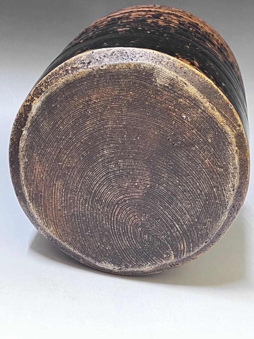 E531 瀬戸水指 長佑 鳴海長佑 茶道具 焼物 陶芸 茶器 水指 共箱