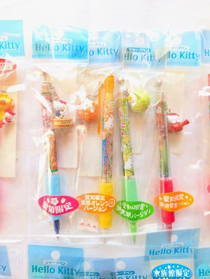 サンリオ　ハローキティ　ご当地キティ　シャープペン　ボールペン　合計45本