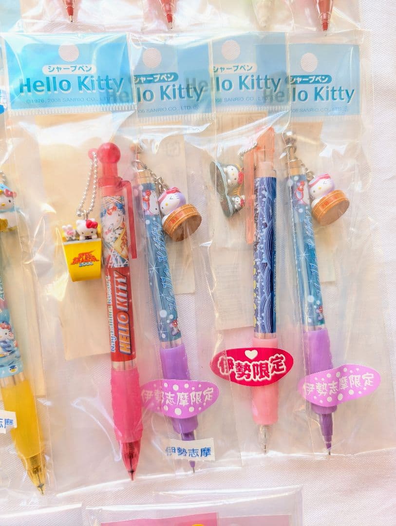 サンリオ　ハローキティ　ご当地キティ　シャープペン　ボールペン　合計45本