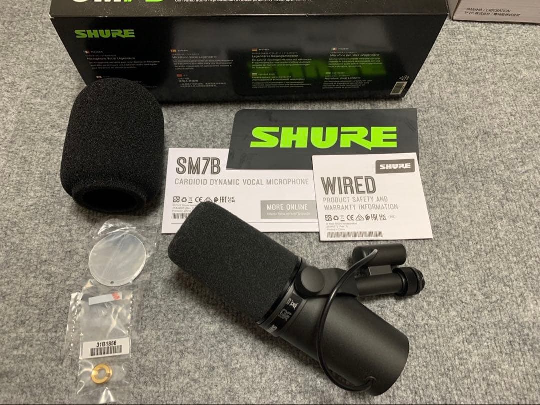 SHURE スタンドマイク+YAMAHAオーディオインターフェイス セット販売