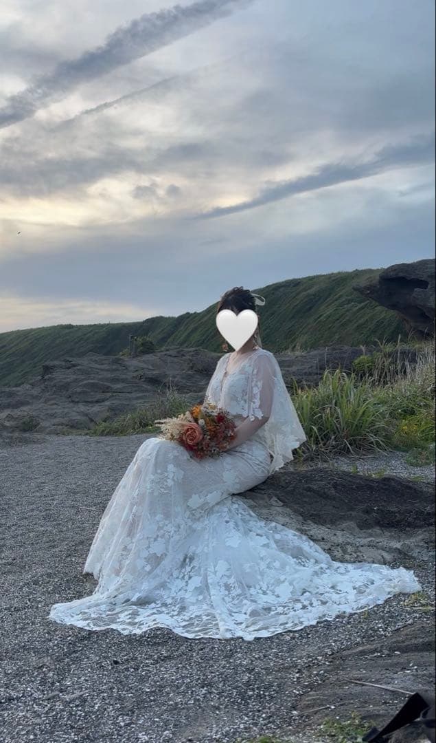 ウェディングドレス　マーメイドドレス