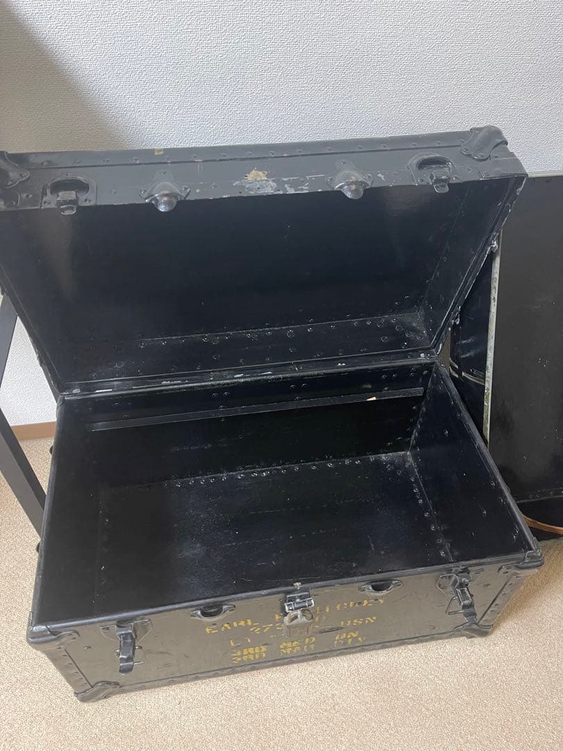 【高級 本物アンティーク トランク】