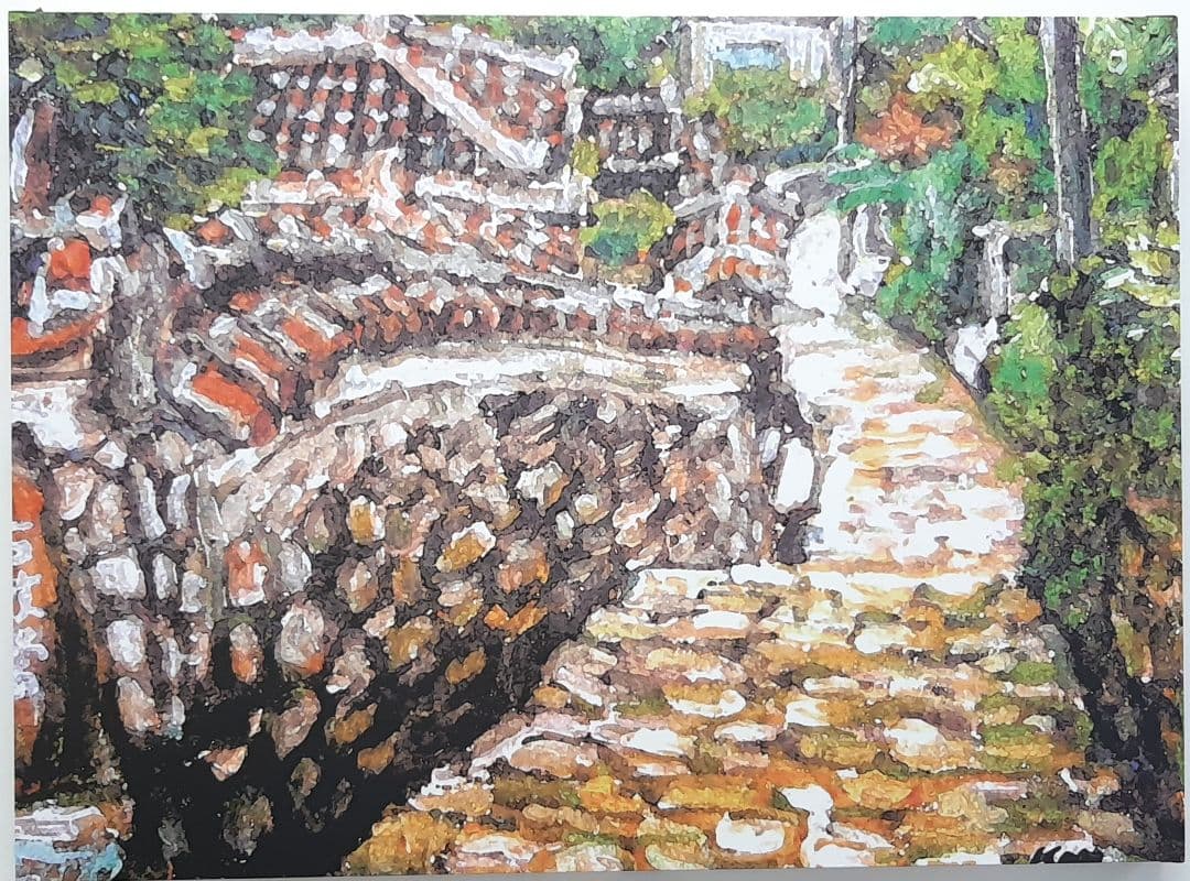 金城町の石畳道