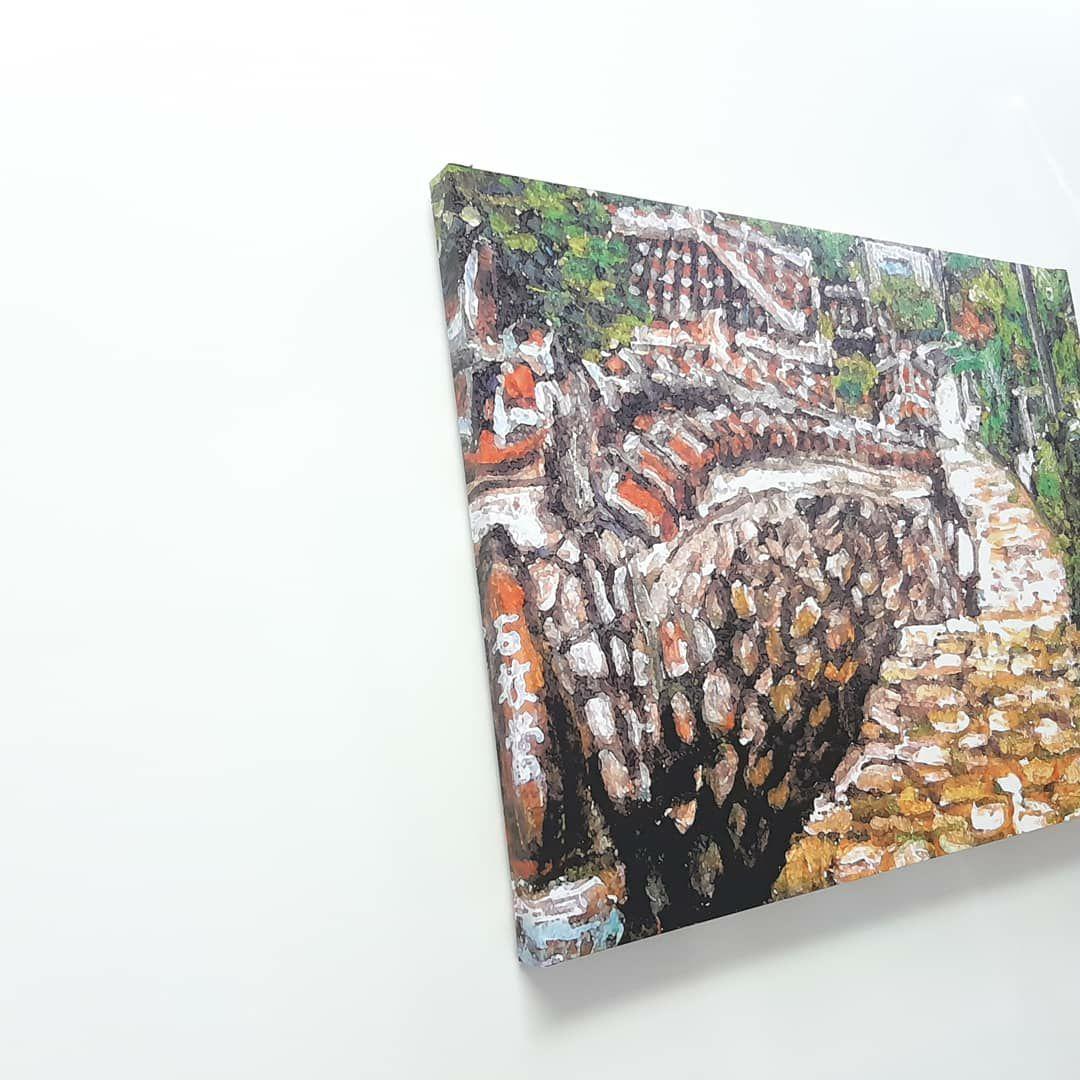 金城町の石畳道