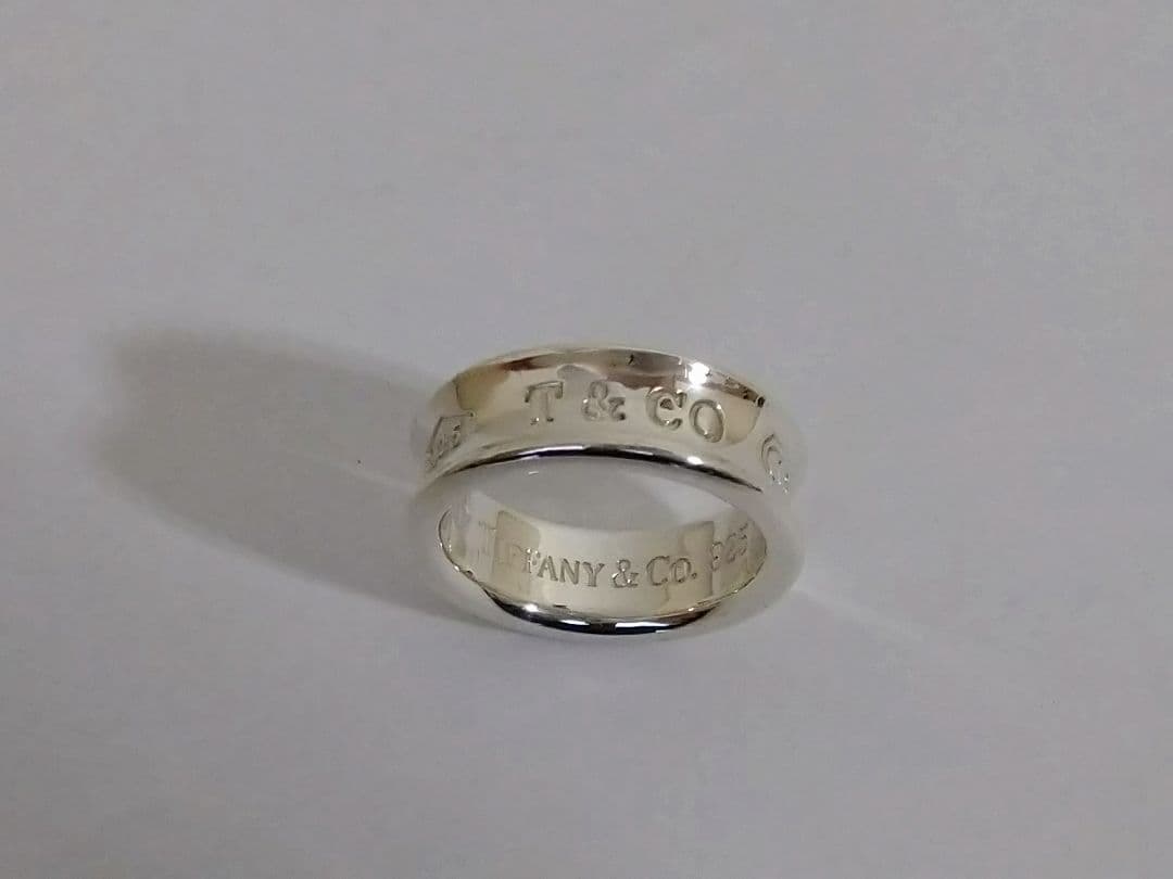 ティファニー　TIFFANY　ナロー　リング　指輪　約10.5号