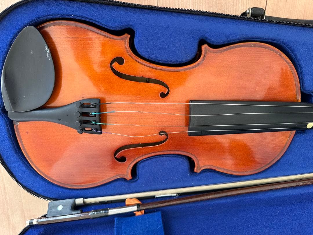 バイオリン 音符シール付き ケース付