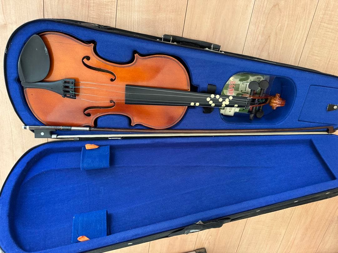 バイオリン 音符シール付き ケース付