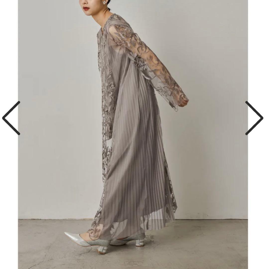 【1/10まで】nianaエスニックサイドプリーツドレス マタニティ 結婚式