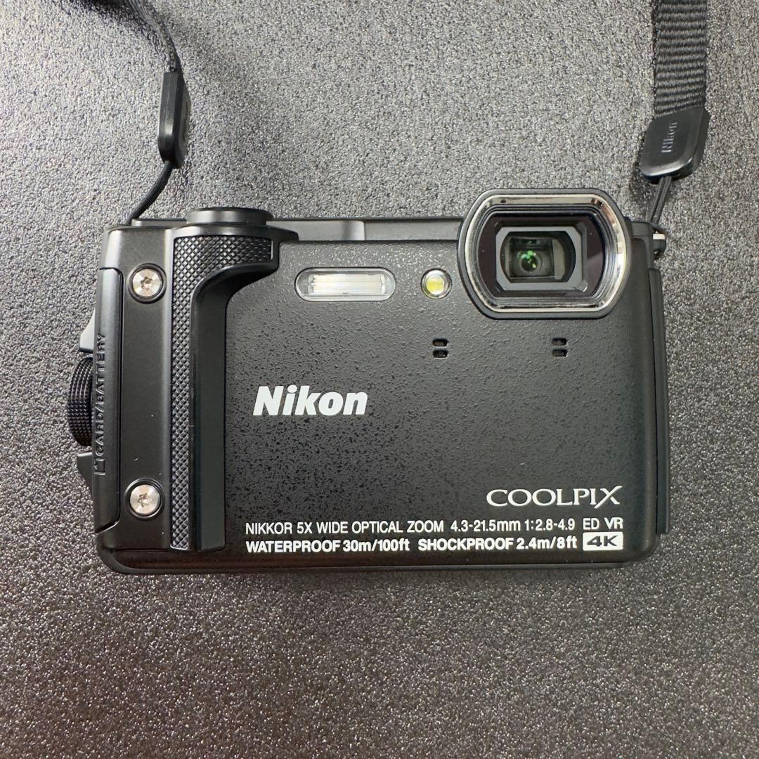 Nikon COOLPIX W300 BLACK 防水コンパクトカメラ