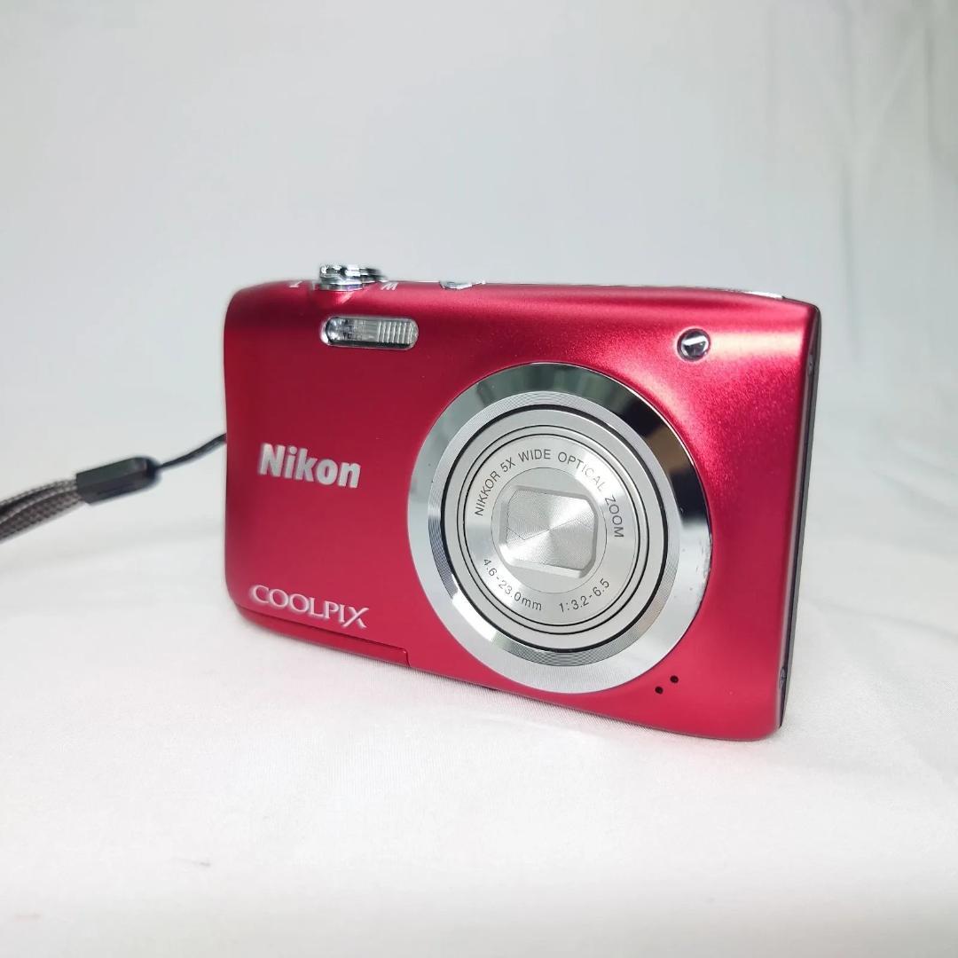 Nikon ニコン COOLPIX A100 コンパクトデジタルカメラ レッド