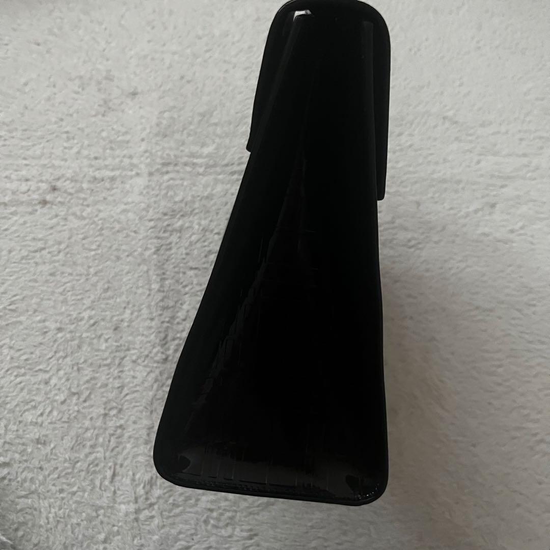 BURBERRY ブラック ハンドバッグ　エナメル　台形