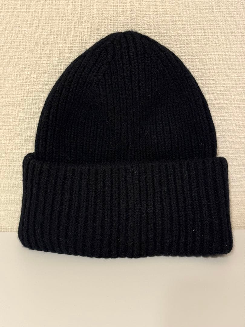 Acne Studios ラージFACEロゴビーニー　ブラック