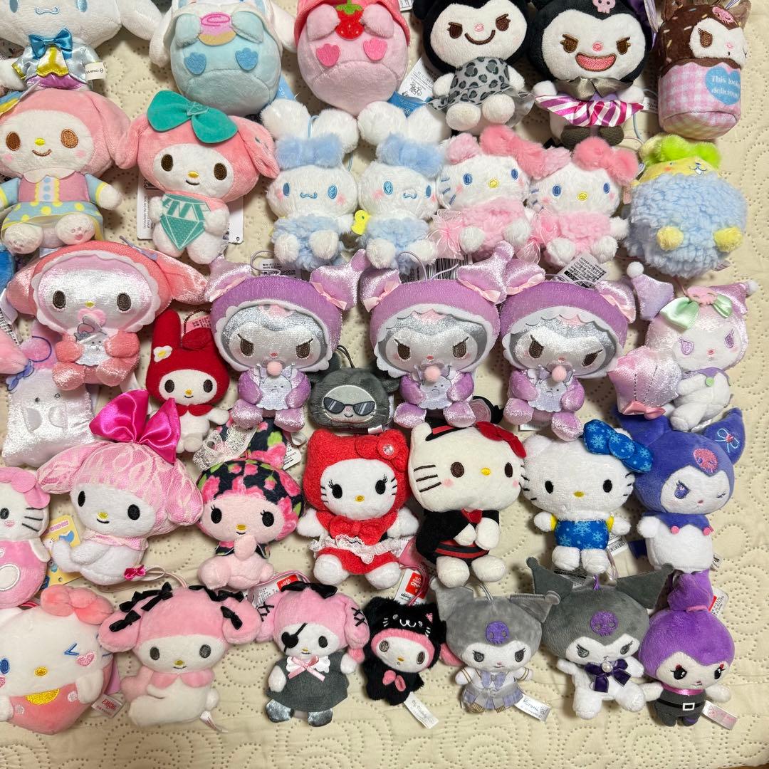サンリオ　マイメロ　クロミ　キティ　ぬいぐるみ　まとめ売り　大量　95点　レア