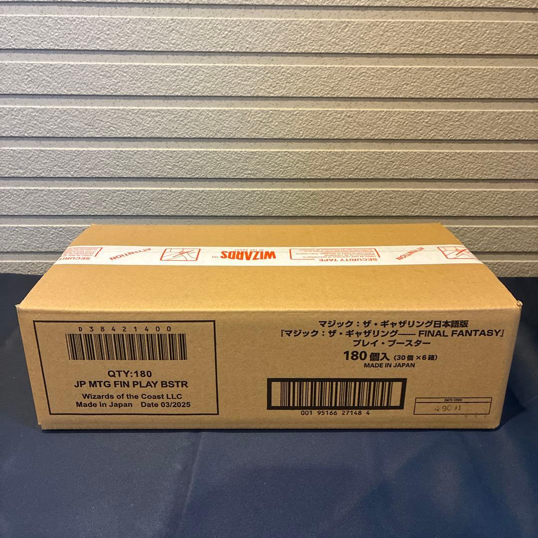 FINAL FANTASY　プレイブースター　日本語版 1カートン　6box入り