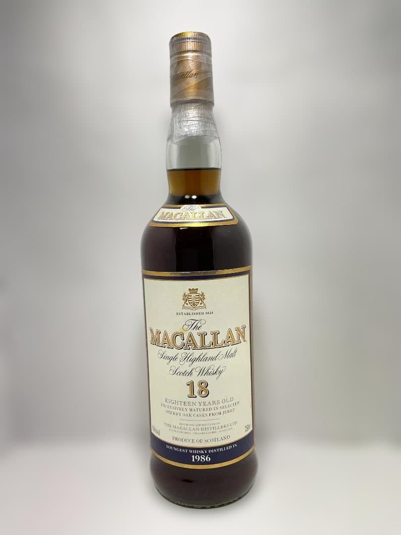 【未開栓・希少】MACALLAN マッカラン 18年 1986
