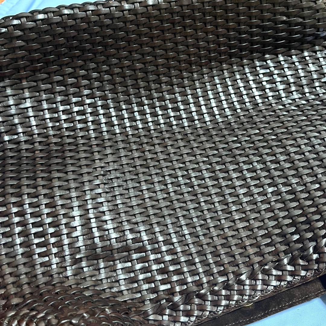 GUCCI グッチ バンブー 2WAYショルダーバッグ こげ茶 オールド